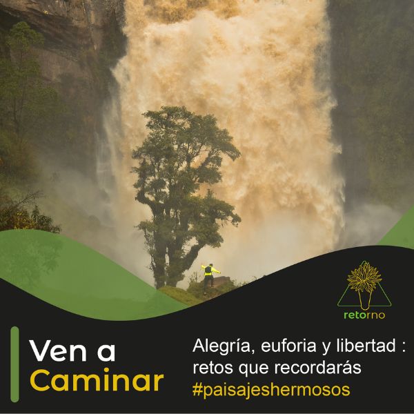 caminatas en villa de leyva cascada